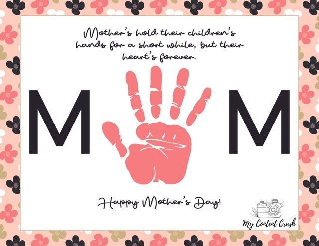 Mother's Day Printable Gift Pink and Black Collection