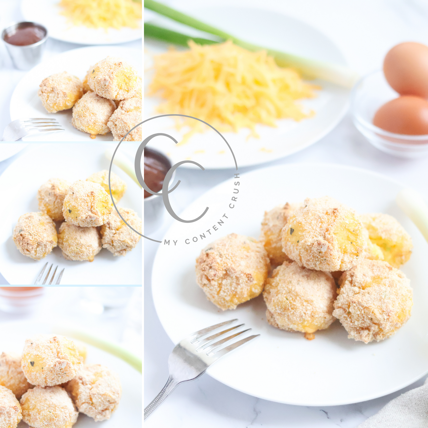 Golden Cheesy Potato Puffs Set 3