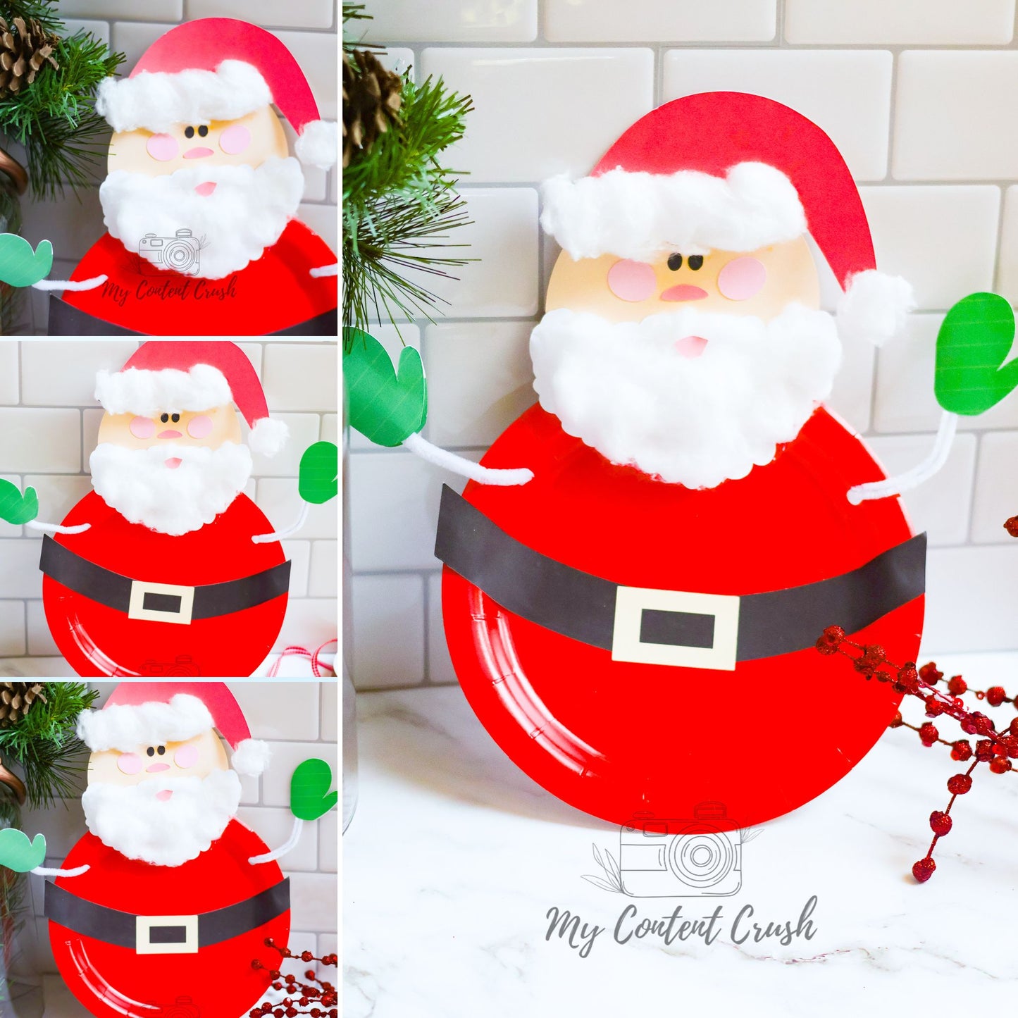 Santa Printable Craft Set 6