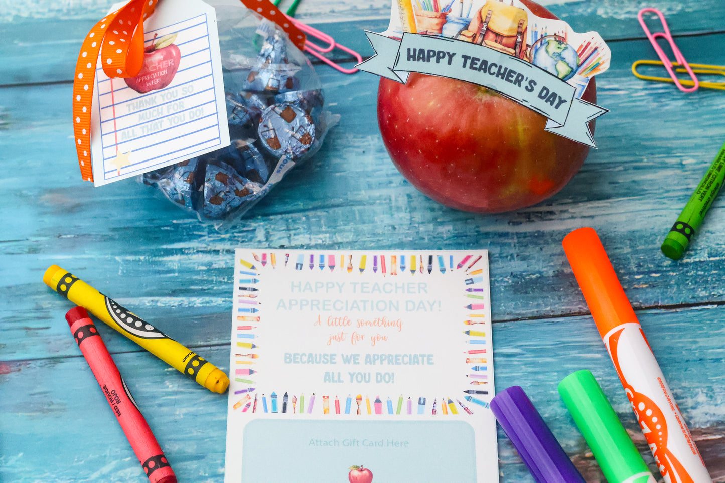 Teacher's Appreciation Printable Gift Set