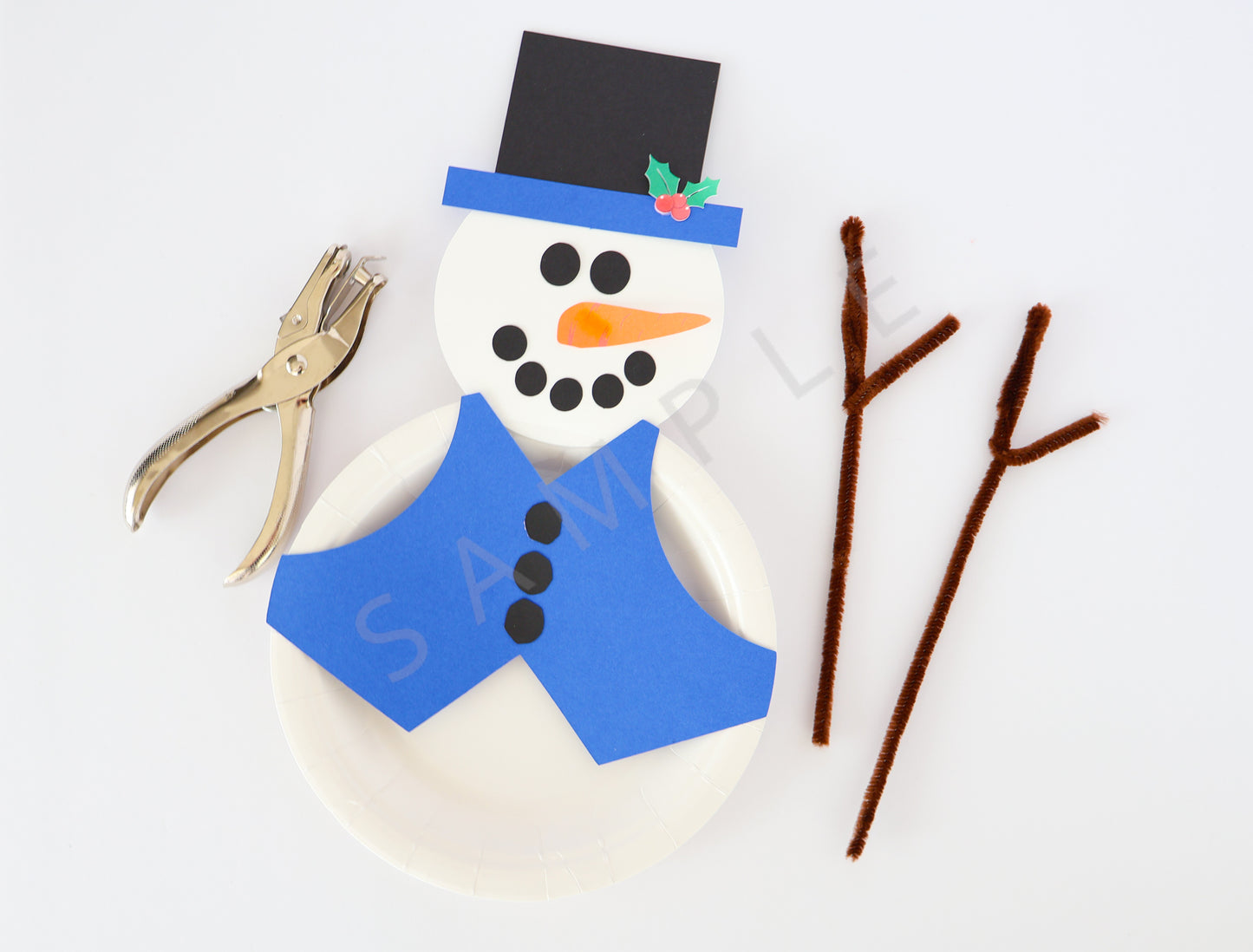 Snowman Printable Craft Set 6