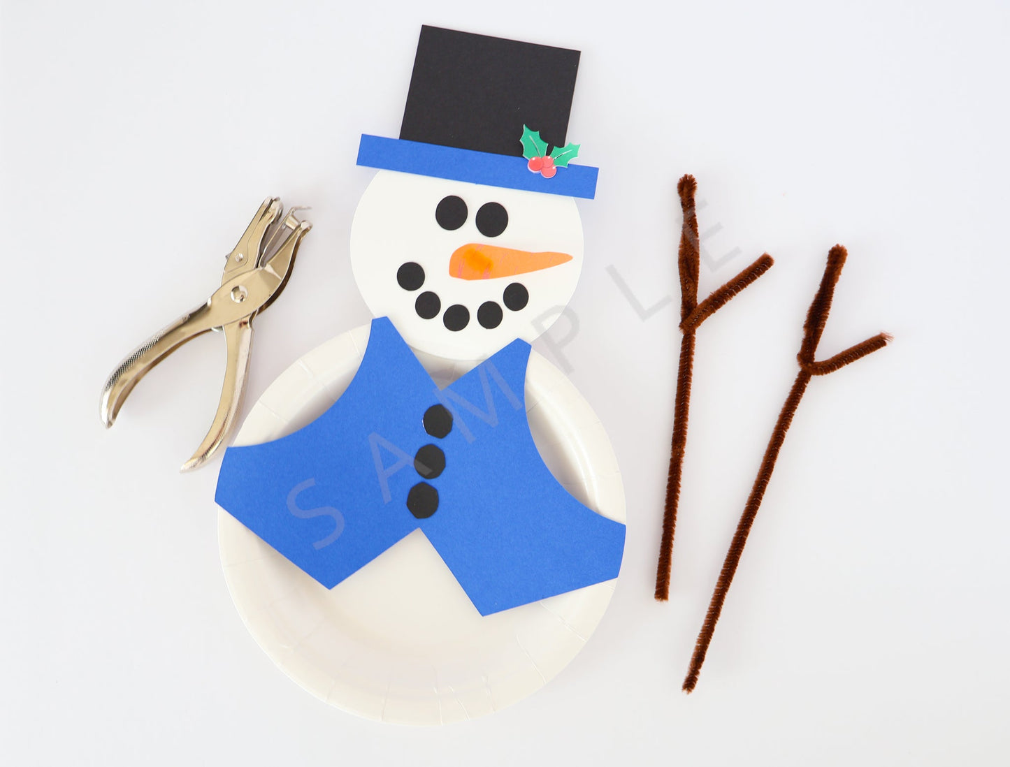 Snowman Printable Craft Set 3