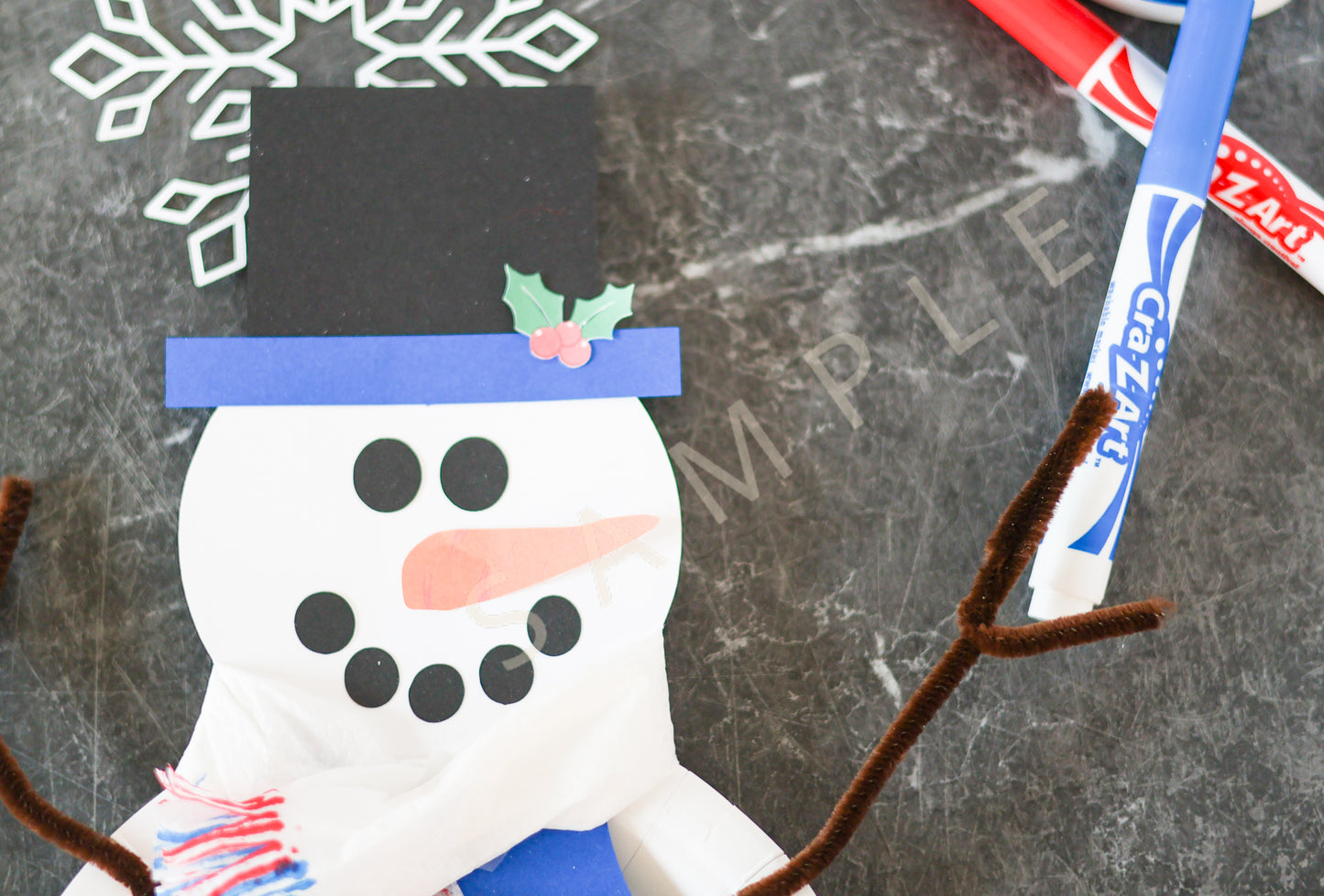 Snowman Printable Craft Set 5