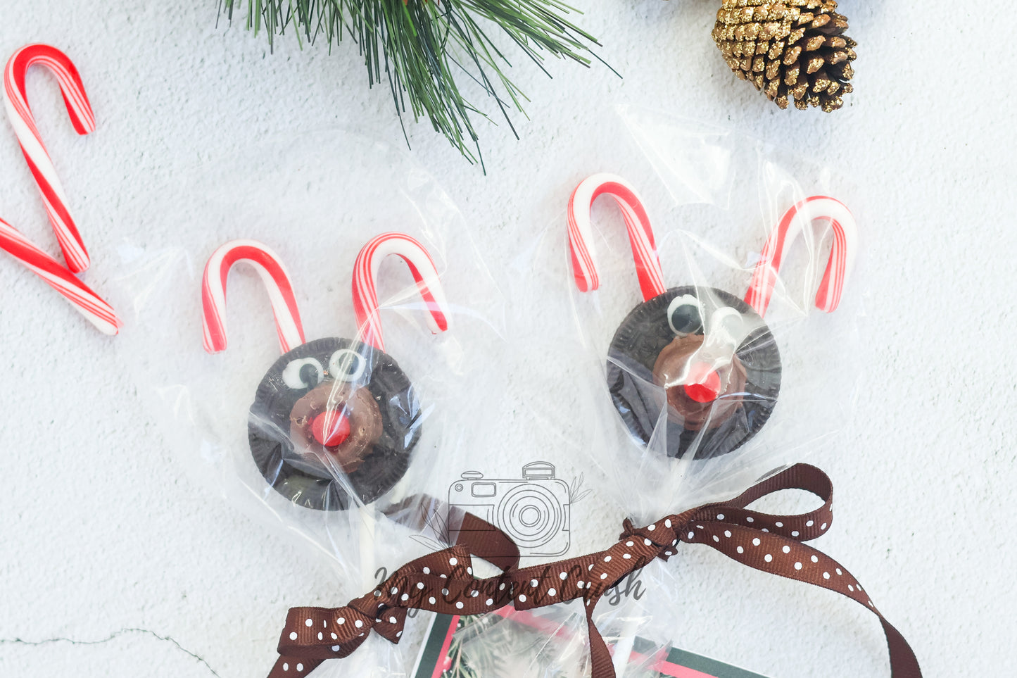 Reindeer Holiday Craft Treat Set 6