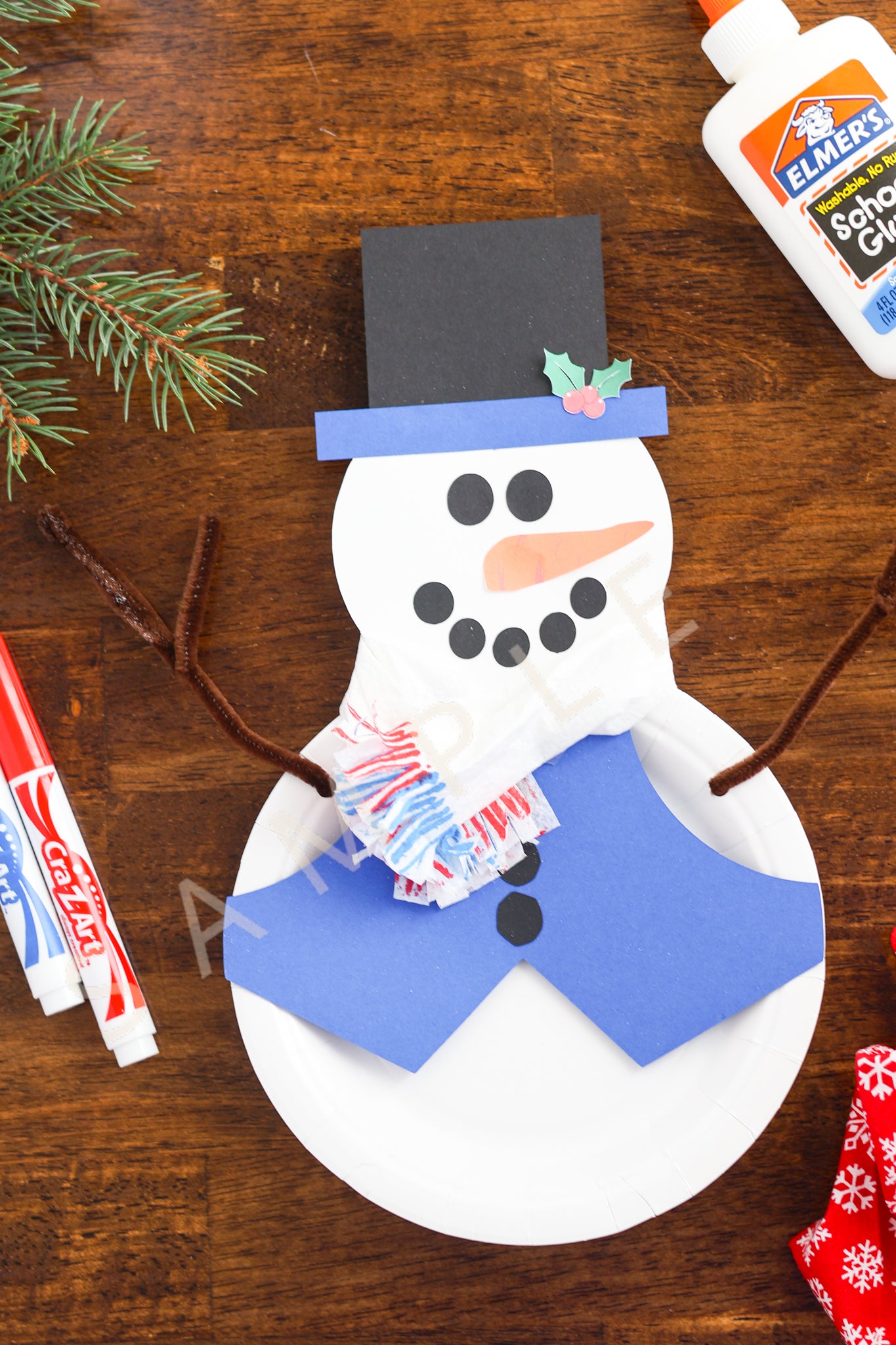 Snowman Printable Craft Set 6